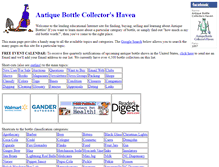 Tablet Screenshot of antiquebottles.com